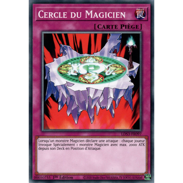 Cercle du Magicien LDS3 FR097 Carte Yu Gi Oh à l unité DracauGames