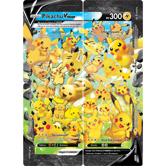 Pikachu V Union Swsh Swsh Black Star Promos Carte