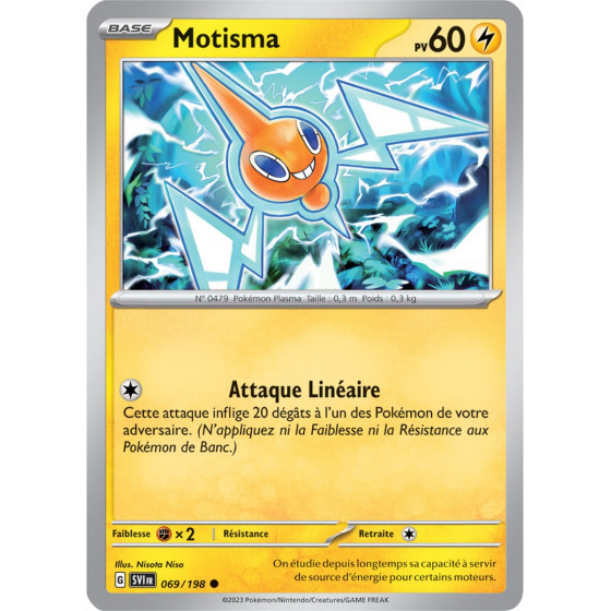 Motisma 069 198 Carte Pokémon Écarlate et Violet EV01 DracauGames