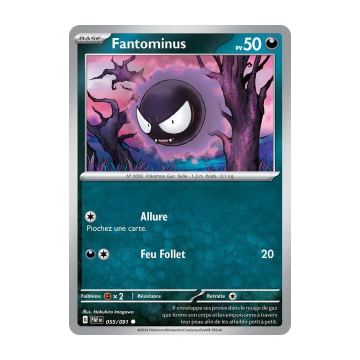 Fantominus Carte Pok Mon L Unit Dracaugames