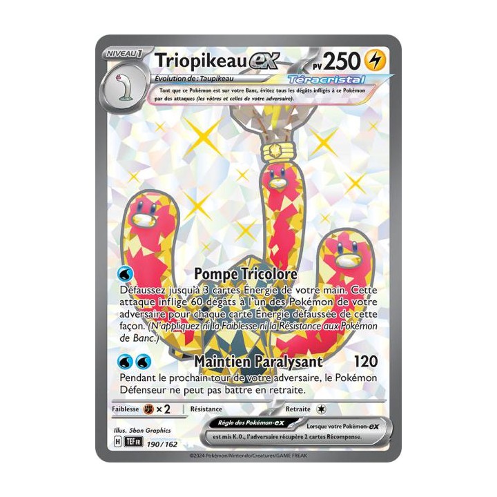 Triopikeau ex 190 162 Forces Temporelles Carte Pokémon à l unité