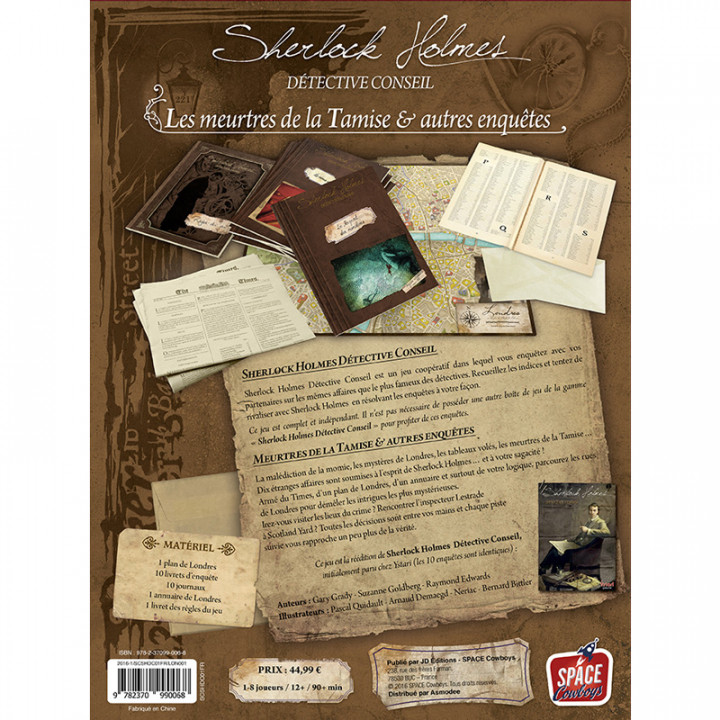 Sherlock Holmes D Tective Conseil Les Meurtres De La Tamise Jeux De