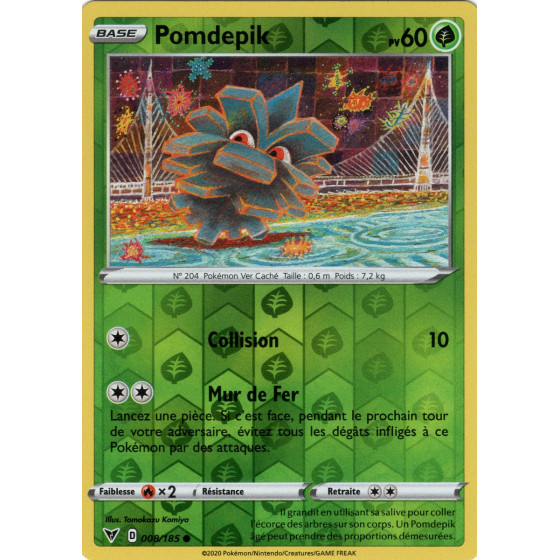 Pomdepik Reverse EB04 008 185 R Carte Pokémon à l unité DracauGames