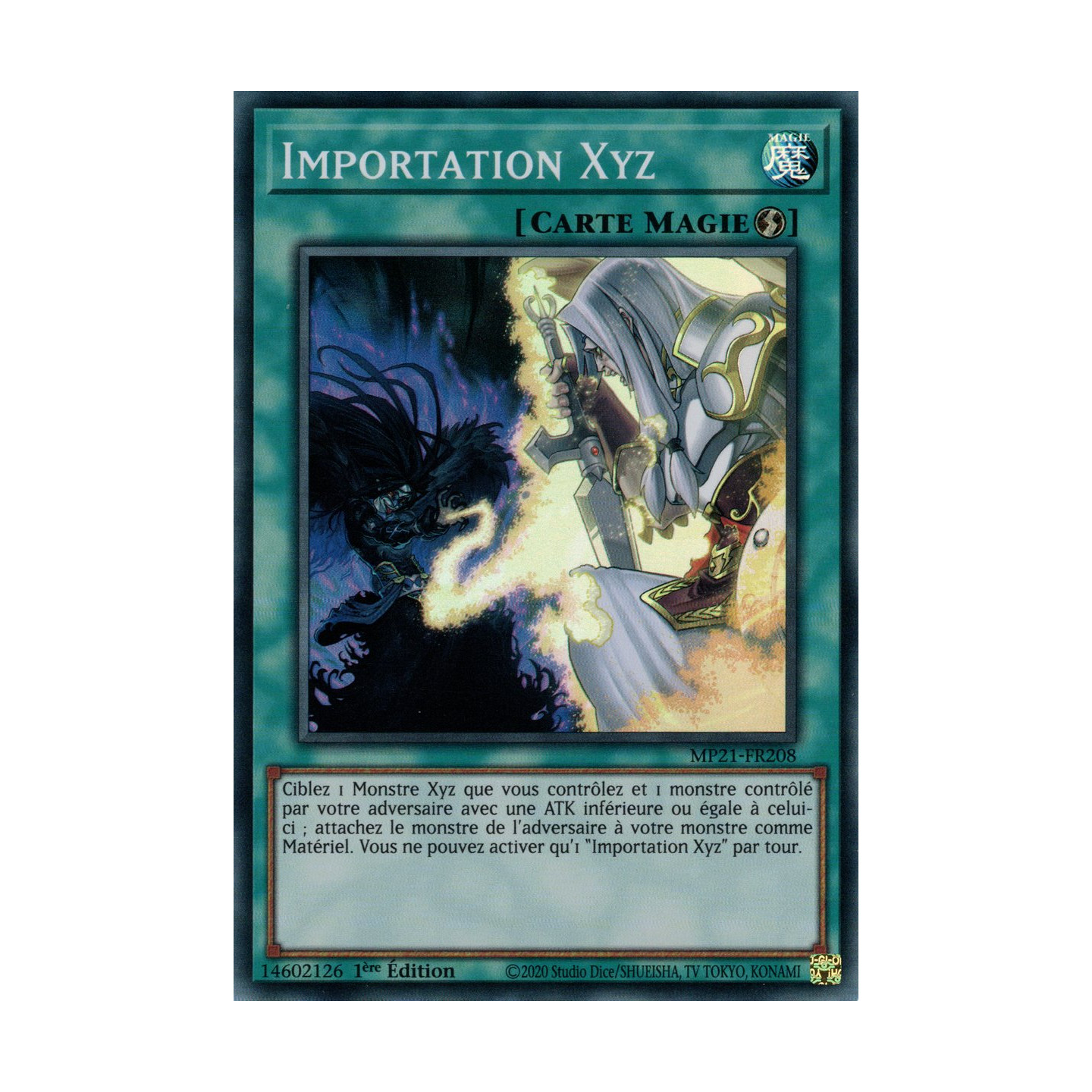 Importation Xyz MP21 FR208 SR Carte Yu Gi Oh à l unité DracauGames