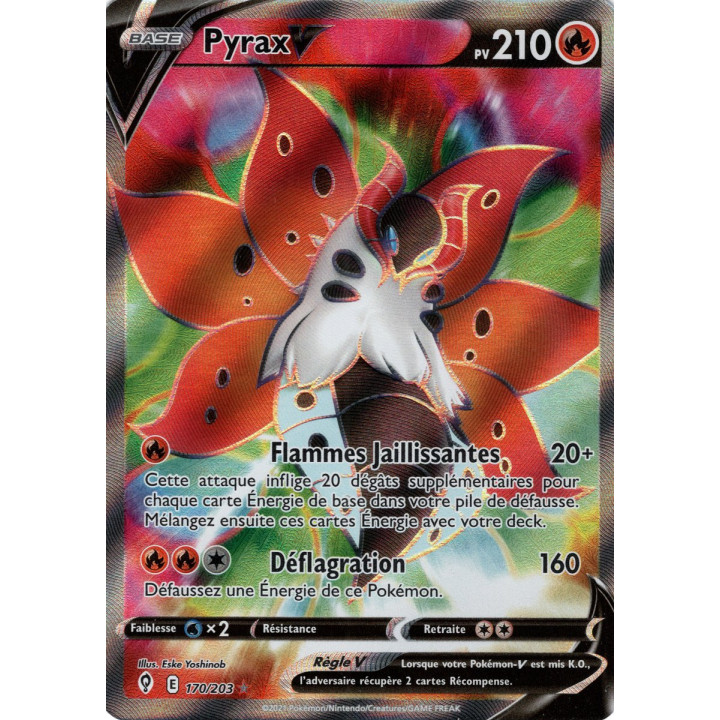 Pyrax-V - EB07 170/203 - Évolution Céleste SWSH07 - Cartes Pokémon