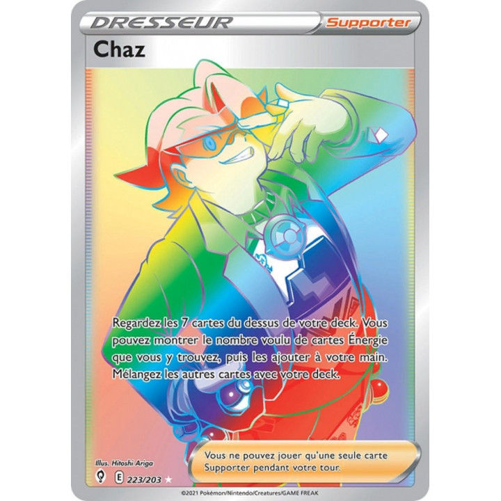 Chaz - EB07 223/203 - Évolution Céleste SWSH07 - Cartes Pokémon