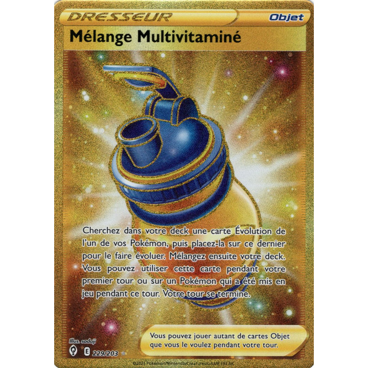 Mélange Multivitaminé - EB07 229/203 - Évolution Céleste SWSH07 - Cartes Pokémon