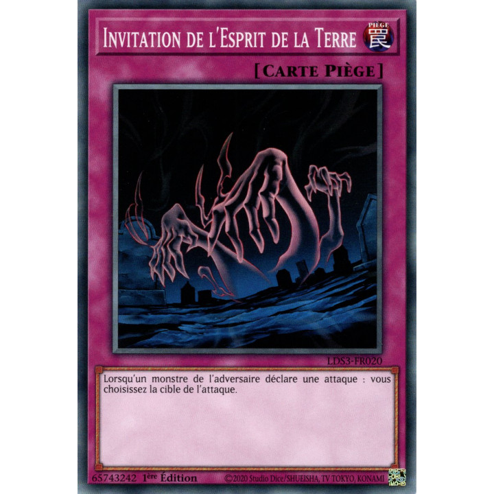 Invitation de l'Esprit de la Terre - LDS3-FR020 - Cartes Yu-Gi-Oh!