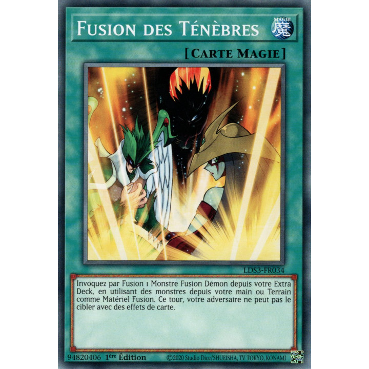 Fusion des Ténèbres - LDS3-FR034 - Cartes Yu-Gi-Oh!