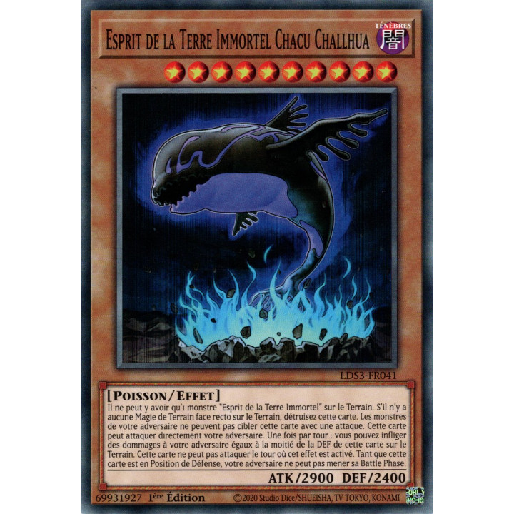 Esprit de la Terre Immortel Chacu Challhua - LDS3-FR041 - Cartes Yu-Gi-Oh!