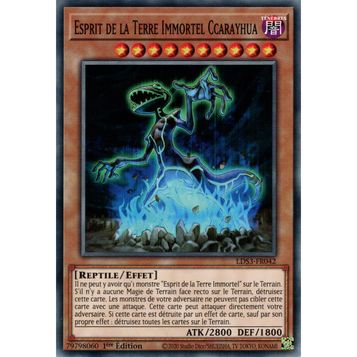 Esprit de la Terre Immortel Ccarayhua - LDS3-FR042 - Cartes Yu-Gi-Oh!