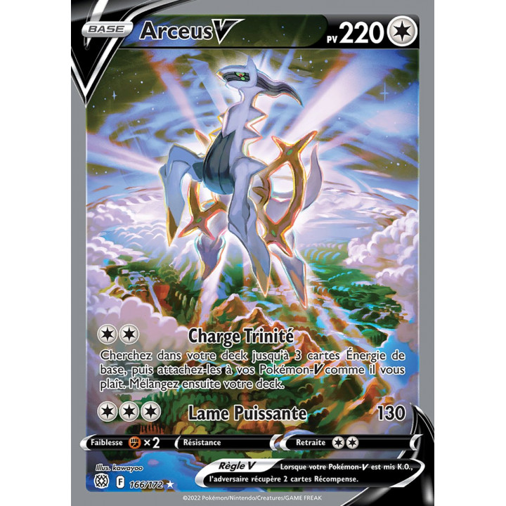 Arceus V - EB09 166/172 - Stars Étincelantes SWSH09 - Cartes Pokémon