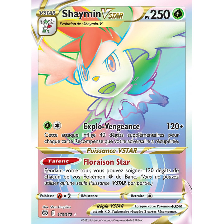 Shaymin VSTAR - EB09 173/172 - Stars Étincelantes SWSH09 - Cartes Pokémon