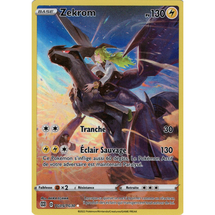 Zekrom - EB09 TG05/TG30 - Stars Étincelantes SWSH09 - Cartes Pokémon