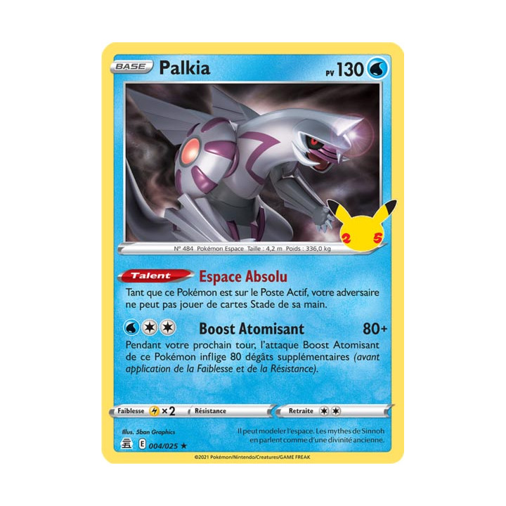 Palkia - EB07.5 004/025 - Célébrations 25ans SWSH07.5 - Cartes Pokémon