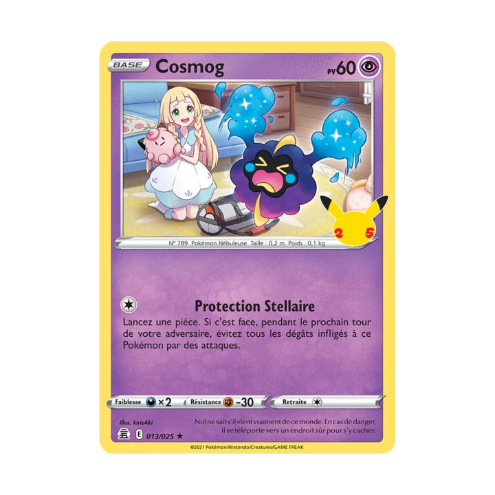 Cosmog - EB07.5 013/025 - Célébrations 25ans SWSH07.5 - Cartes Pokémon