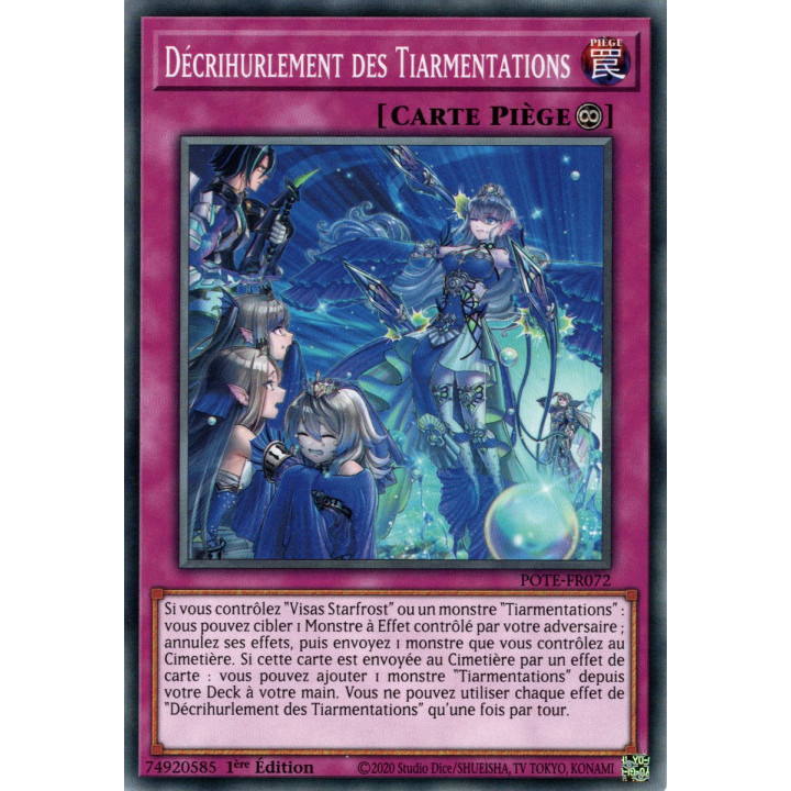 Décrihurlement des Tiarmentations - POTE-FR072 - Carte Yu-Gi-Oh!