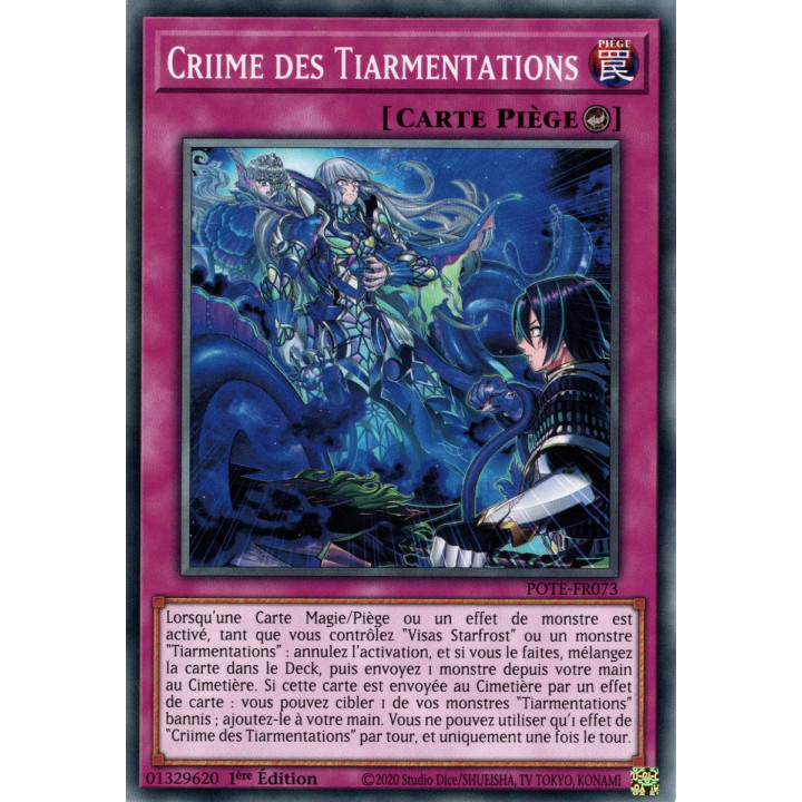 Criime des Tiarmentations - POTE-FR073 - Carte Yu-Gi-Oh!