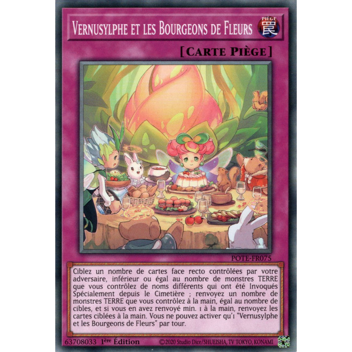 Vernusylphe et les Bourgeons de Fleurs - POTE-FR075 - Carte Yu-Gi-Oh!