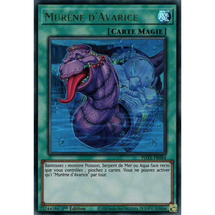 Murène d'Avarice - POTE-FR084 - Carte Yu-Gi-Oh!