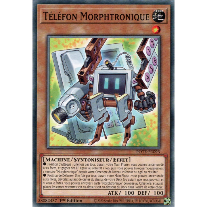 Téléfon Morphtronique - POTE-FR093 - Carte Yu-Gi-Oh!