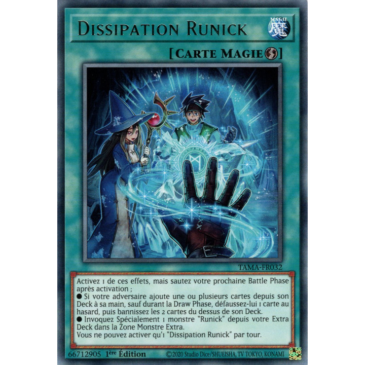 Dissipation Runick - TAMA-FR032 - Yu-Gi-Oh!