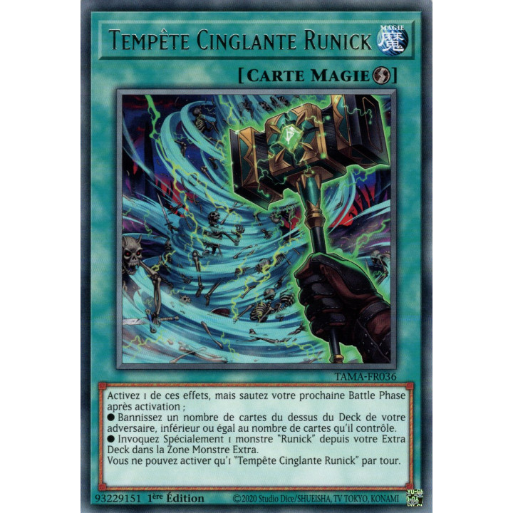 Tempête Cinglante Runick - TAMA-FR036 - Yu-Gi-Oh!