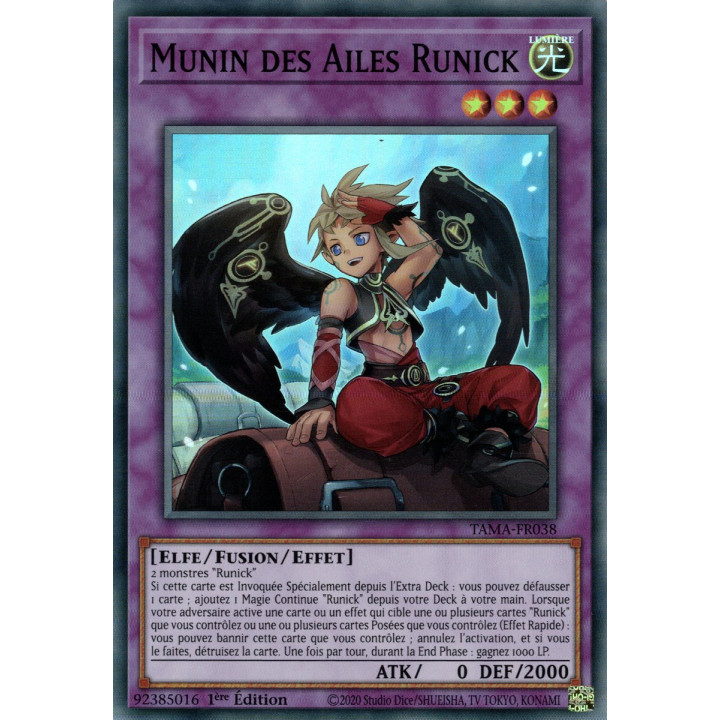 Munin des Ailes Runick - TAMA-FR038 - Yu-Gi-Oh!