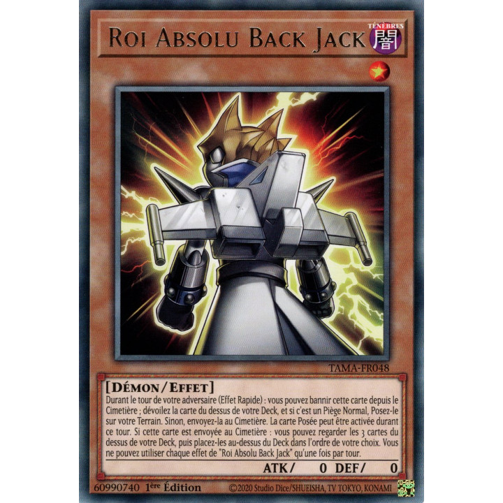 Roi Absolu Back Jack - TAMA-FR048 - Yu-Gi-Oh!