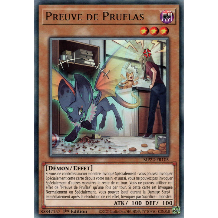 Preuve de Pruflas - MP22-FR105