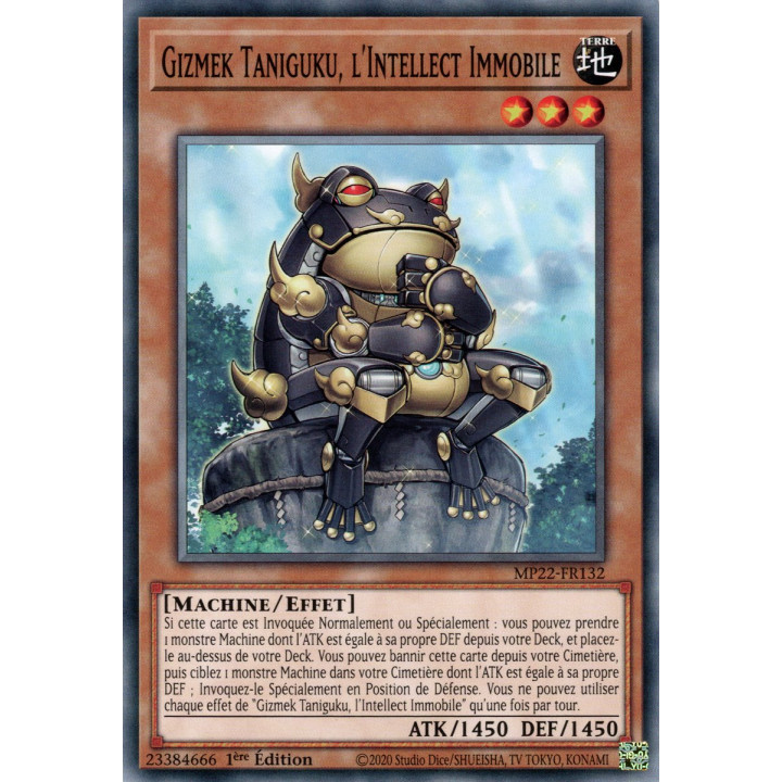 Gizmek Taniguku, l'Intellect Immobile - MP22-FR132