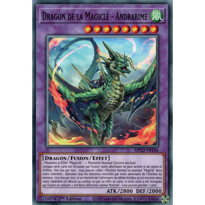 Dragon de la Magiclé - Andrabime - MP22-FR144