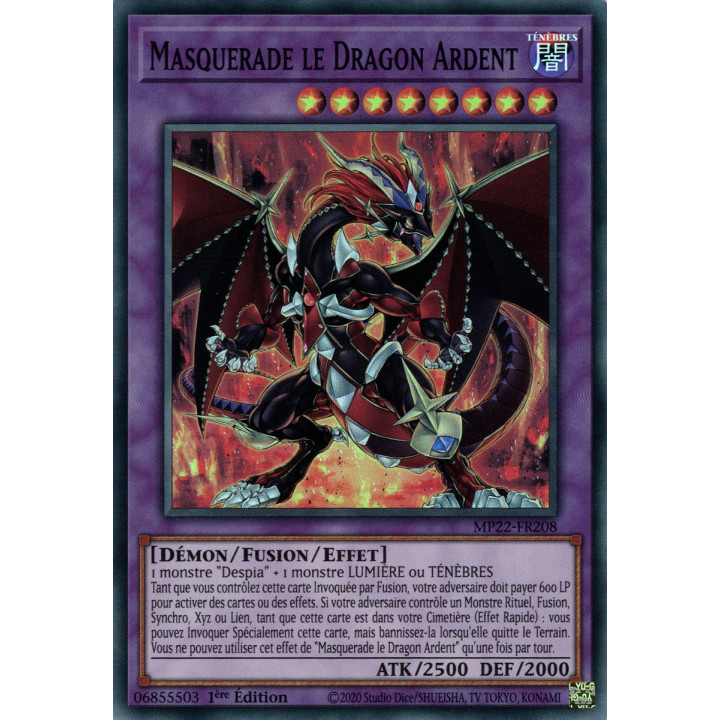 Masquerade le Dragon Ardent - MP22-FR208