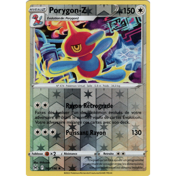 Porygon-Z - 142/196 - Holo Reverse - Origine Perdue - EB11