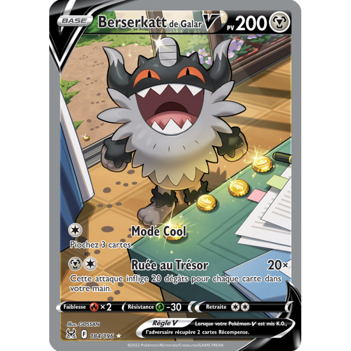 Berserkatt de Galar V - Origine Perdue - EB11 - 184/196