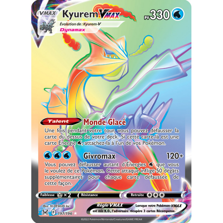 Kyurem VMAX - Origine Perdue - EB11 - 197/196