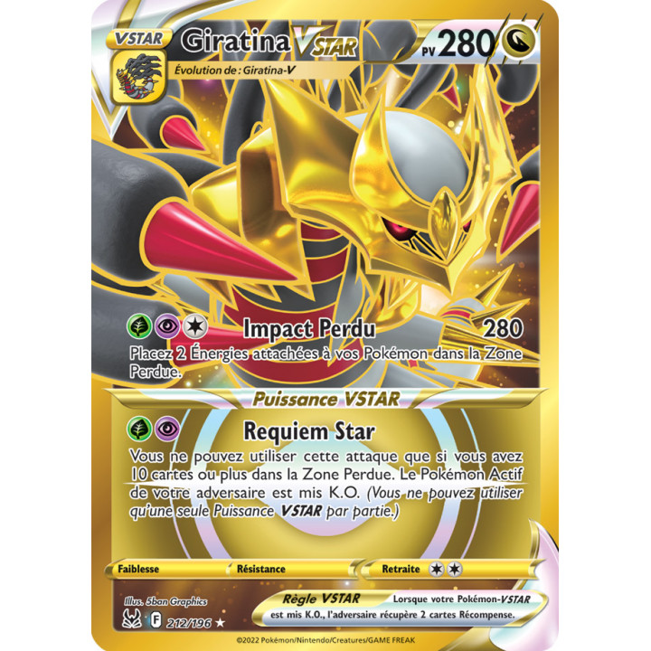 Giratina VSTAR - Origine Perdue - EB11 - 212/196