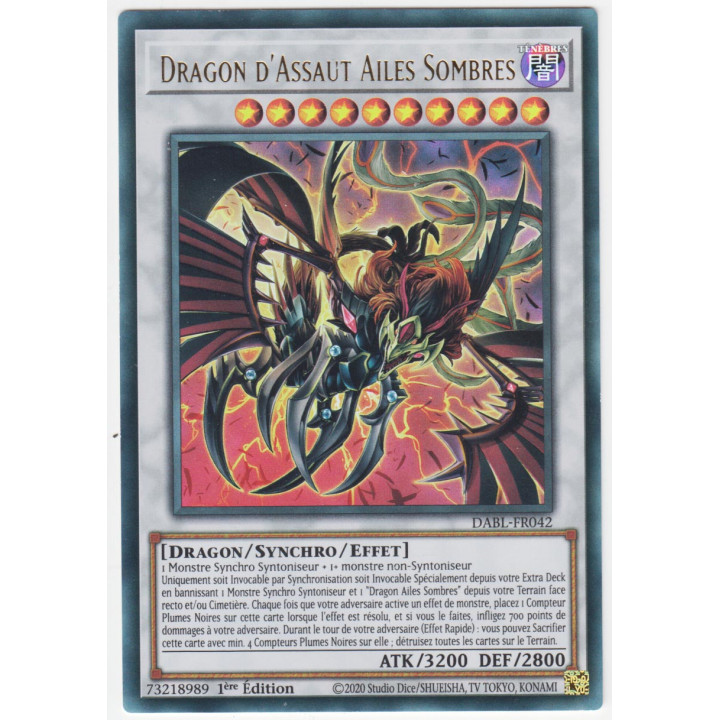 Dragon d'Assaut Ailes Sombres - DABL-FR042