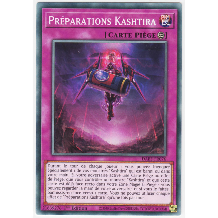 Préparations Kashtira - DABL-FR076