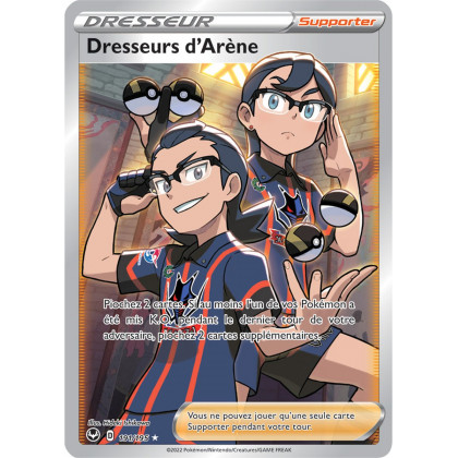 Dresseurs d'Arène - 191/195 - Dresseur Ultra Rare Full Art - Carte Pokémon Tempête Argentée EB12