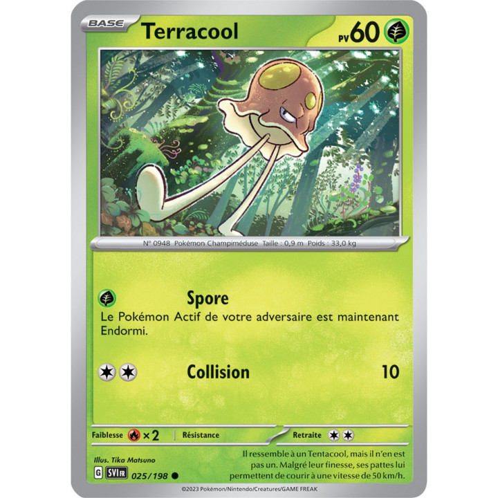 Terracool - 025/198 - Carte Pokémon Écarlate et Violet EV01