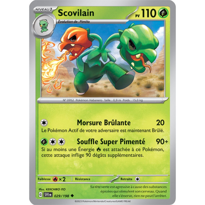 Scovilain - 029/198 - Carte Pokémon Écarlate et Violet EV01