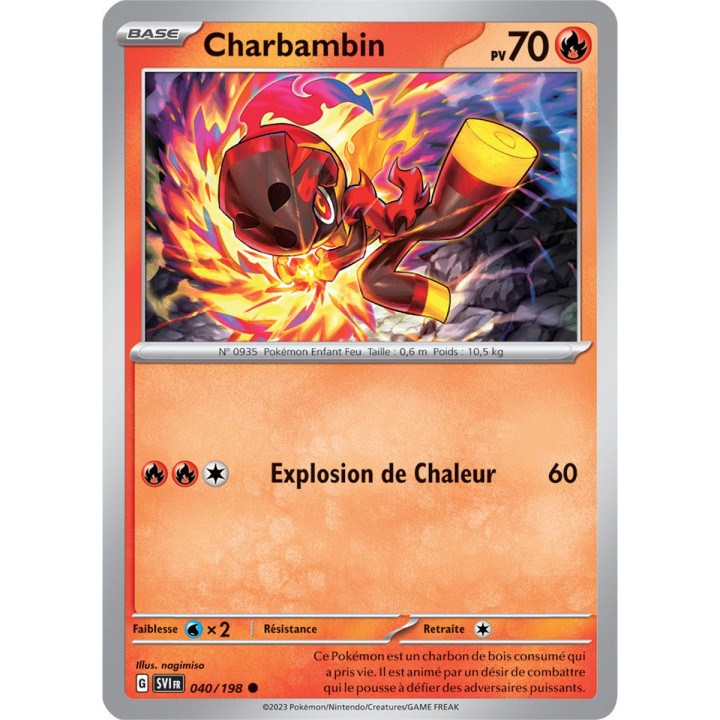 Charbambin - 040/198 - Carte Pokémon Écarlate et Violet EV01