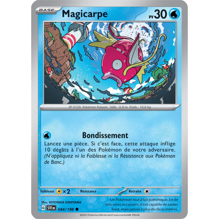 Magicarpe - 044/198 - Carte Pokémon Écarlate et Violet EV01