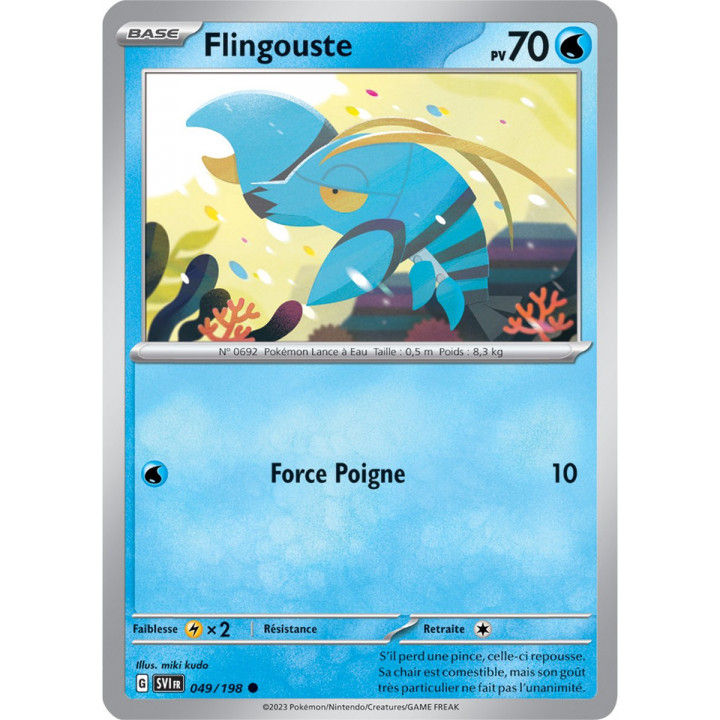 Flingouste - 049/198 - Carte Pokémon Écarlate et Violet EV01