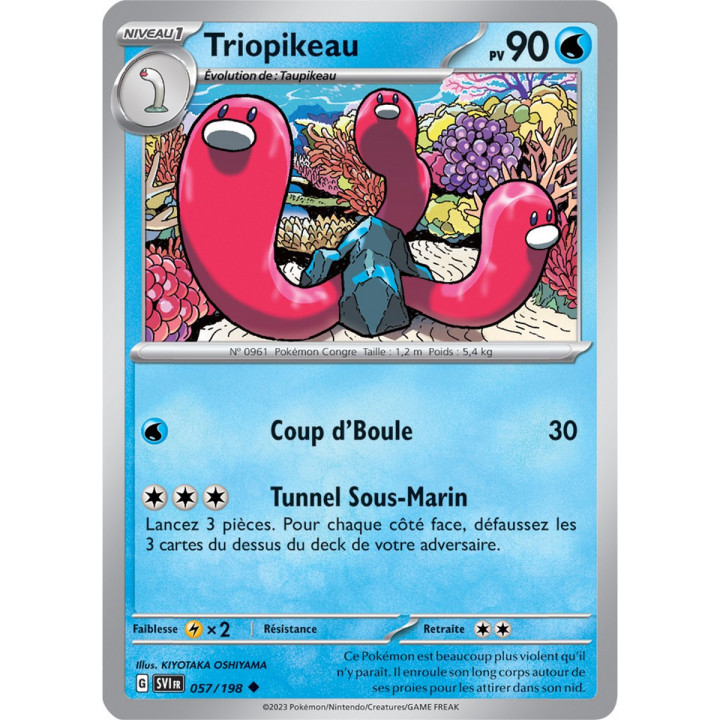 Triopikeau - 057/198 - Carte Pokémon Écarlate et Violet EV01