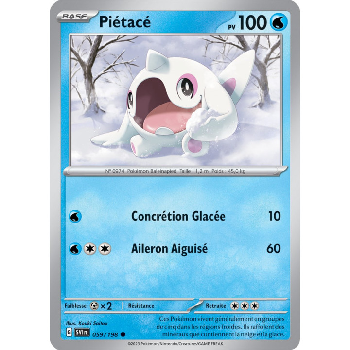 Piétacé - 059/198 - Carte Pokémon Écarlate et Violet EV01