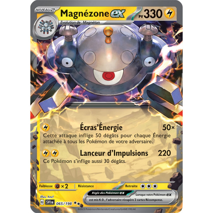 Magnézone ex - 065/198 - Carte Pokémon Écarlate et Violet EV01