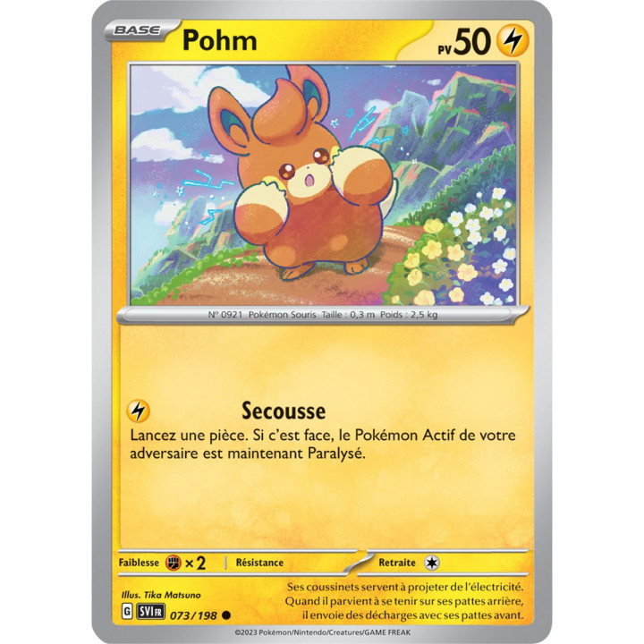 Pohm - 073/198 - Carte Pokémon Écarlate et Violet EV01