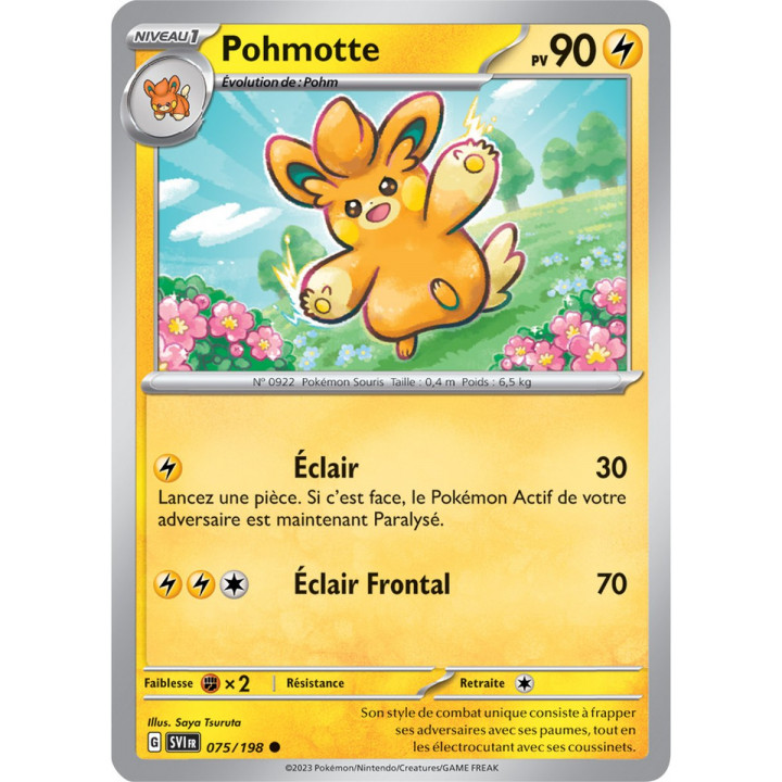 Pohmotte - 075/198 - Carte Pokémon Écarlate et Violet EV01